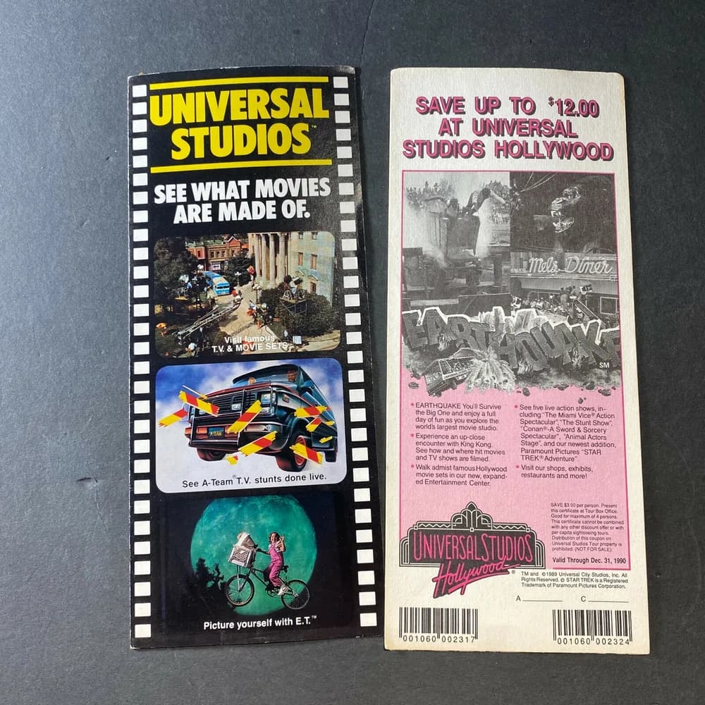 Vintage 1985 Universal Studios California Souvenir Brochure  - Image 2