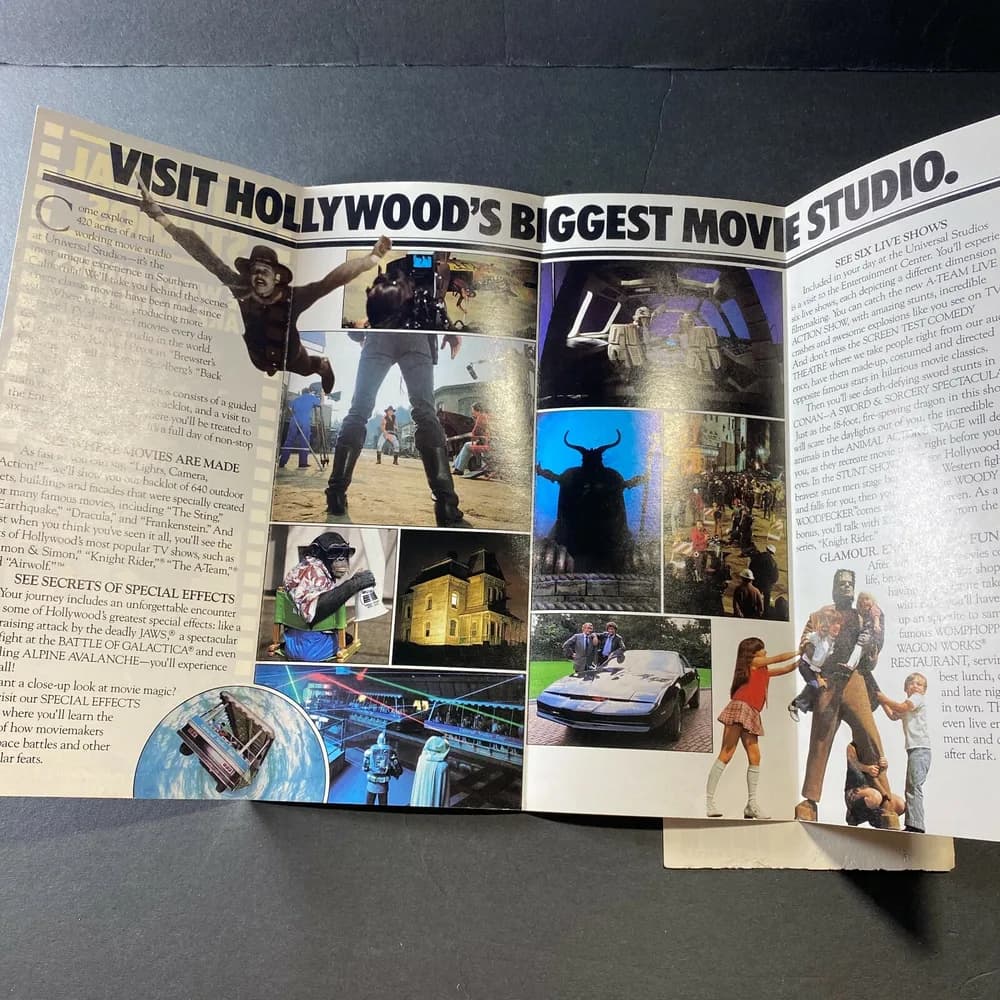 Vintage 1985 Universal Studios California Souvenir Brochure  - Image 5