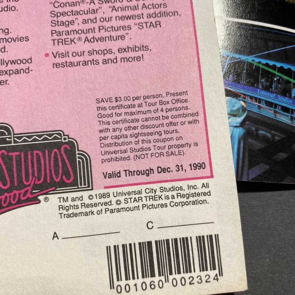 Vintage 1985 Universal Studios California Souvenir Brochure  - Image 7