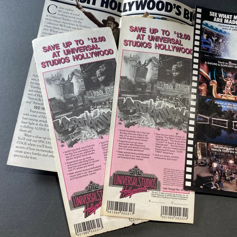 Vintage 1985 Universal Studios California Souvenir Brochure  - Image 8