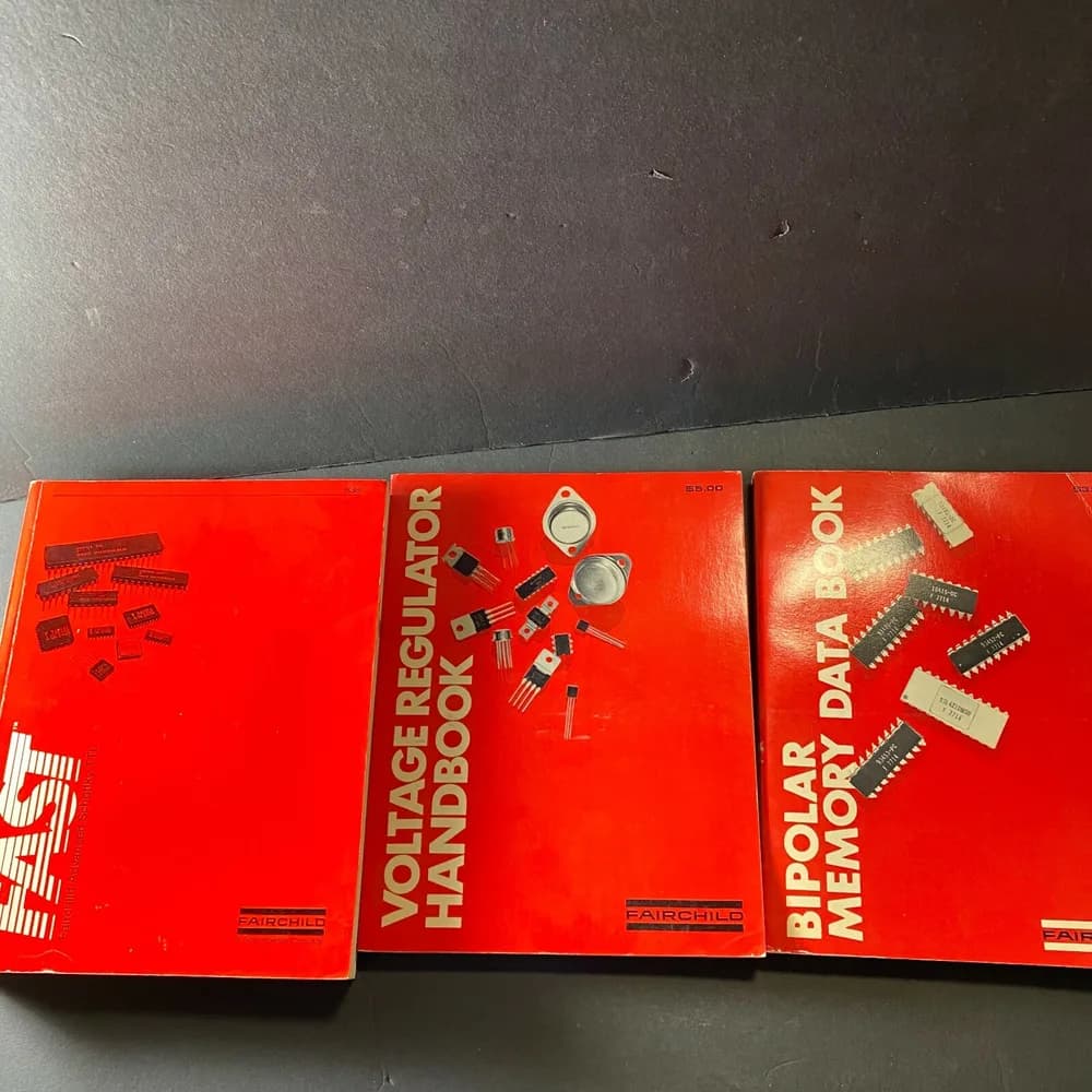 LOT OF 6 FAIRCHILD BOOKS /  DATA  VOLTAGE REGULATOR MEMORY MICROPROCESSOR 1980s - Image 4