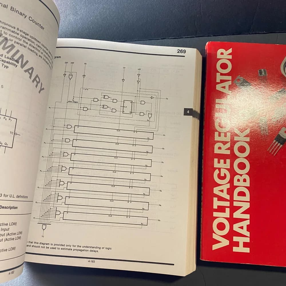 LOT OF 6 FAIRCHILD BOOKS /  DATA  VOLTAGE REGULATOR MEMORY MICROPROCESSOR 1980s - Image 5