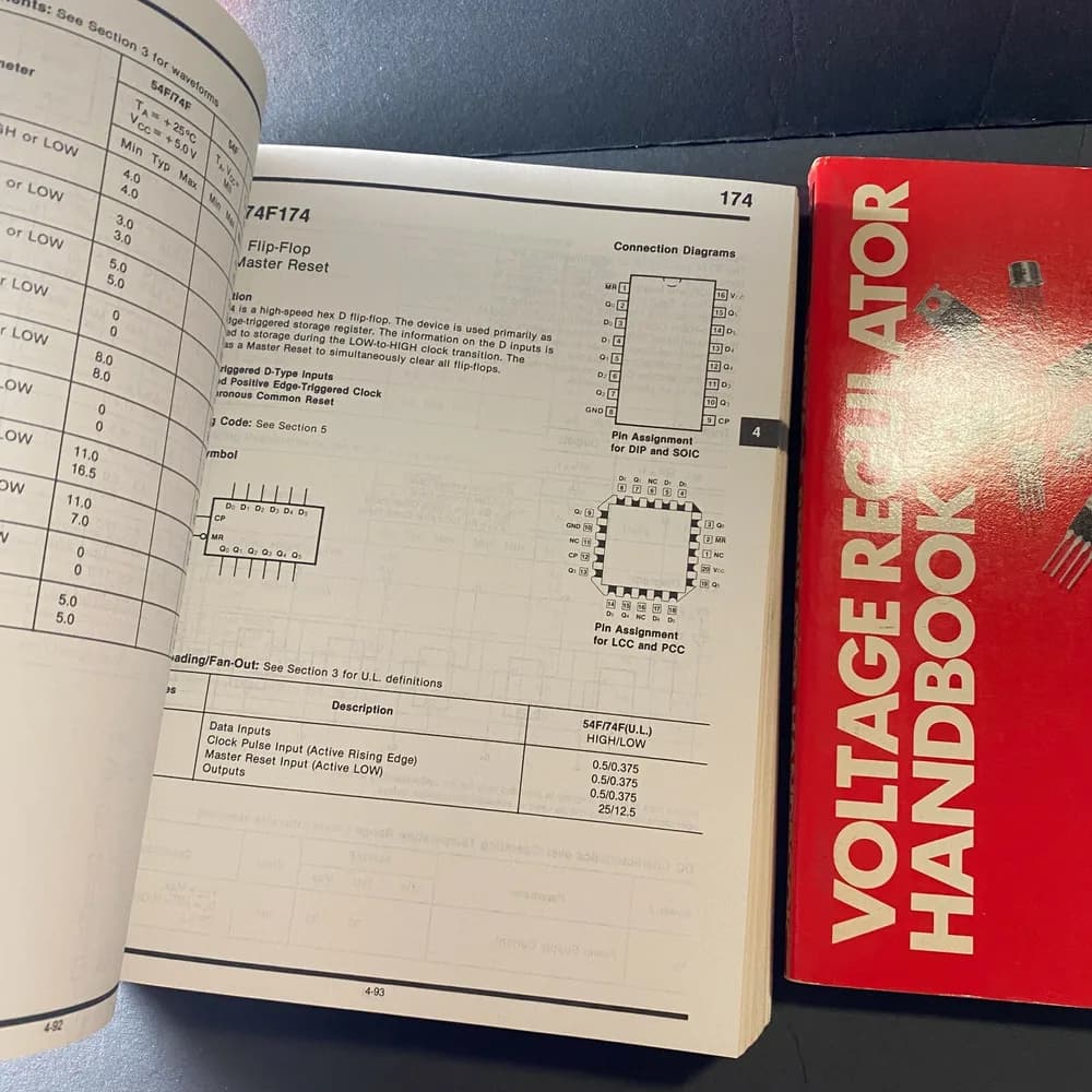LOT OF 6 FAIRCHILD BOOKS /  DATA  VOLTAGE REGULATOR MEMORY MICROPROCESSOR 1980s - Image 6