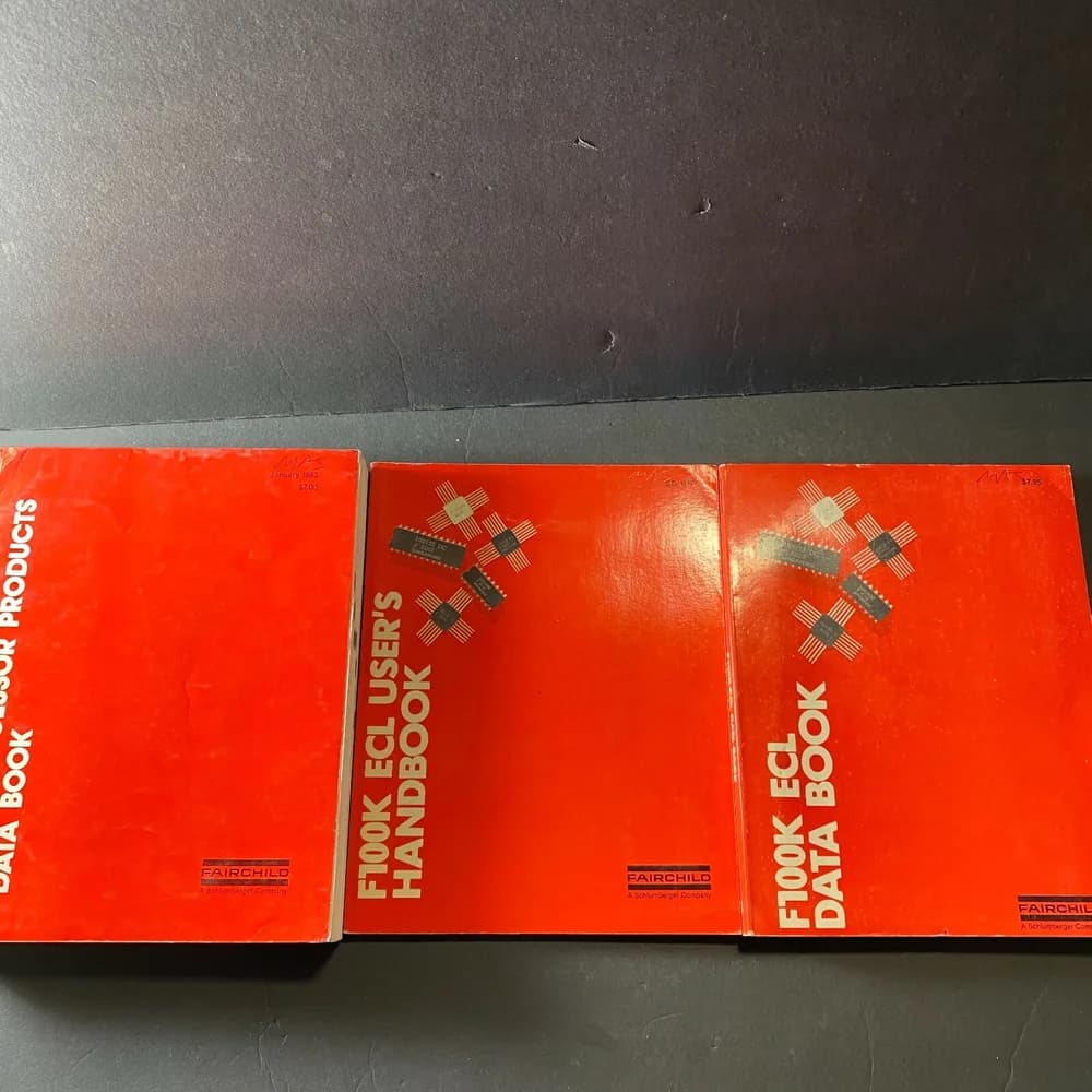 LOT OF 6 FAIRCHILD BOOKS /  DATA  VOLTAGE REGULATOR MEMORY MICROPROCESSOR 1980s - Image 7