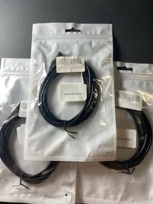 3 Pack 6ft 3.5mm Stereo Audio TYUMEN Cable Extension Cord Male to Female