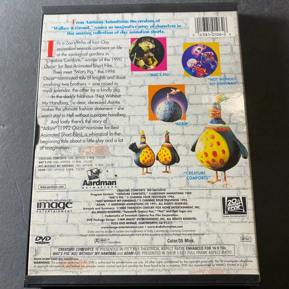 Creature Comforts (DVD, 2000) - Image 2