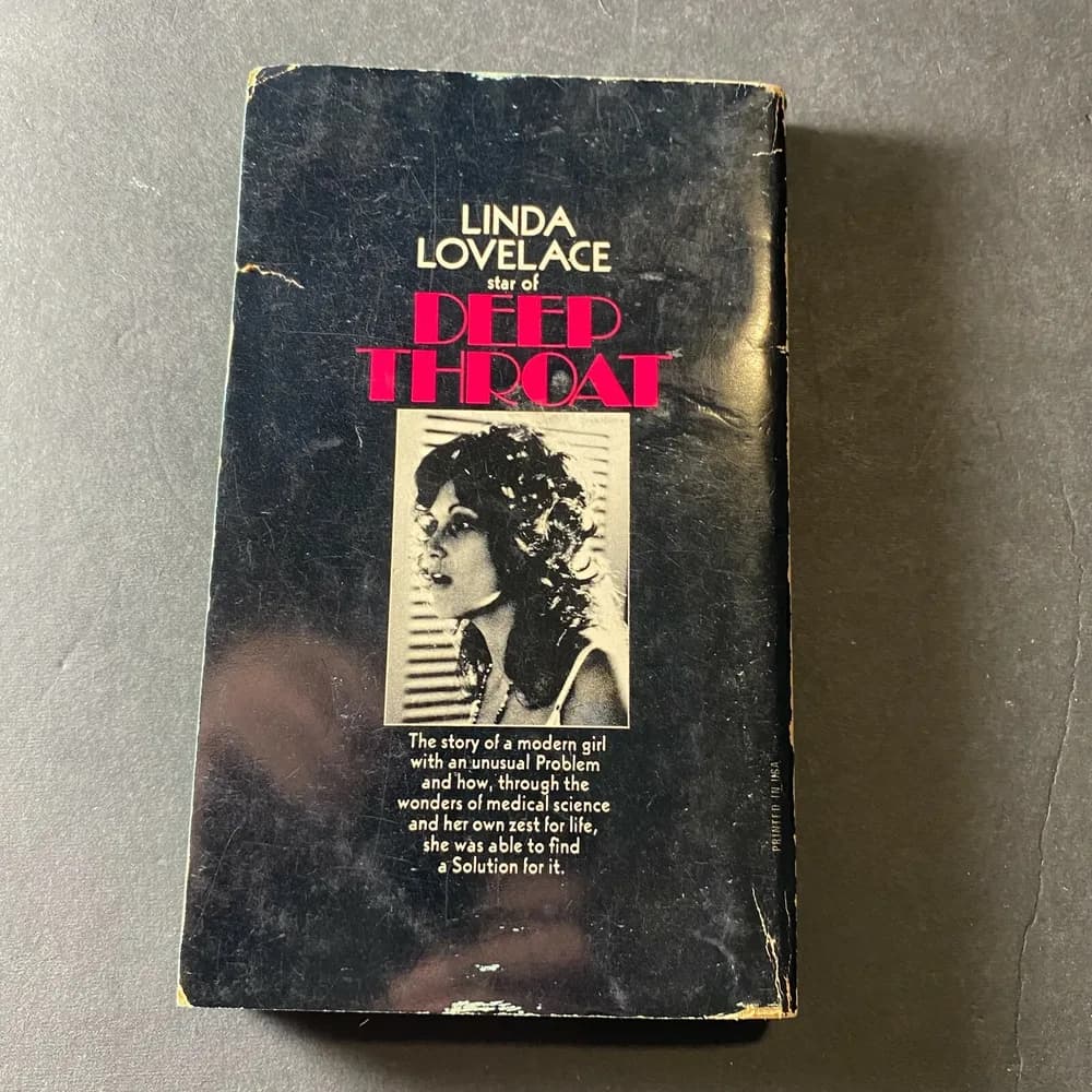 Deep Throat Linda Linda Lovelace Vintage Book D. M. Perkins 1973 Paperback Copy - Image 3
