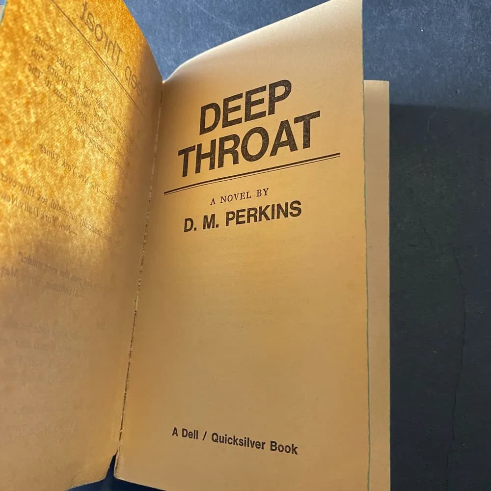 Deep Throat Linda Linda Lovelace Vintage Book D. M. Perkins 1973 Paperback Copy - Image 8