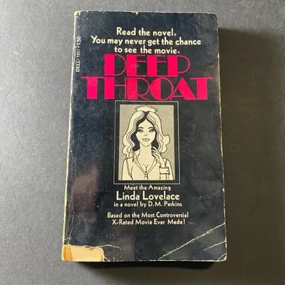 Deep Throat Linda Linda Lovelace Vintage Book D. M. Perkins 1973 Paperback Copy