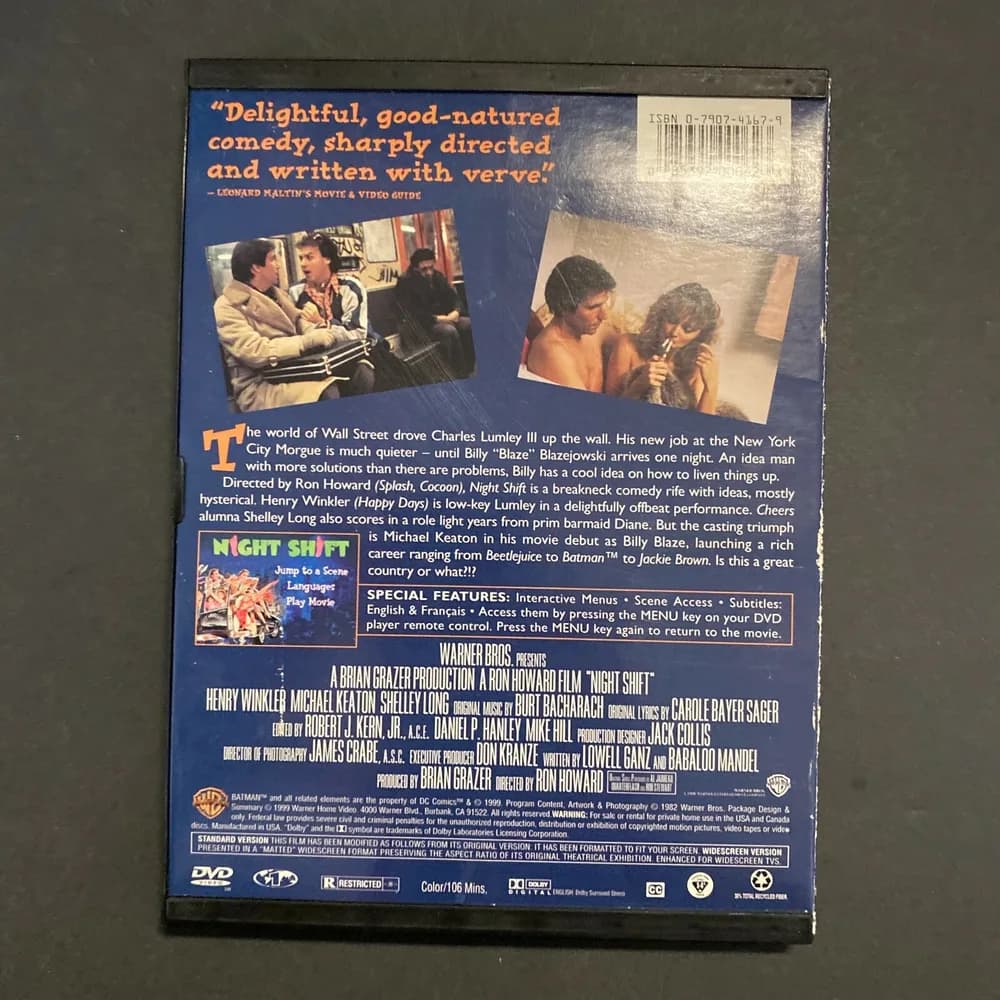 Night Shift (DVD, 1999) - Image 2