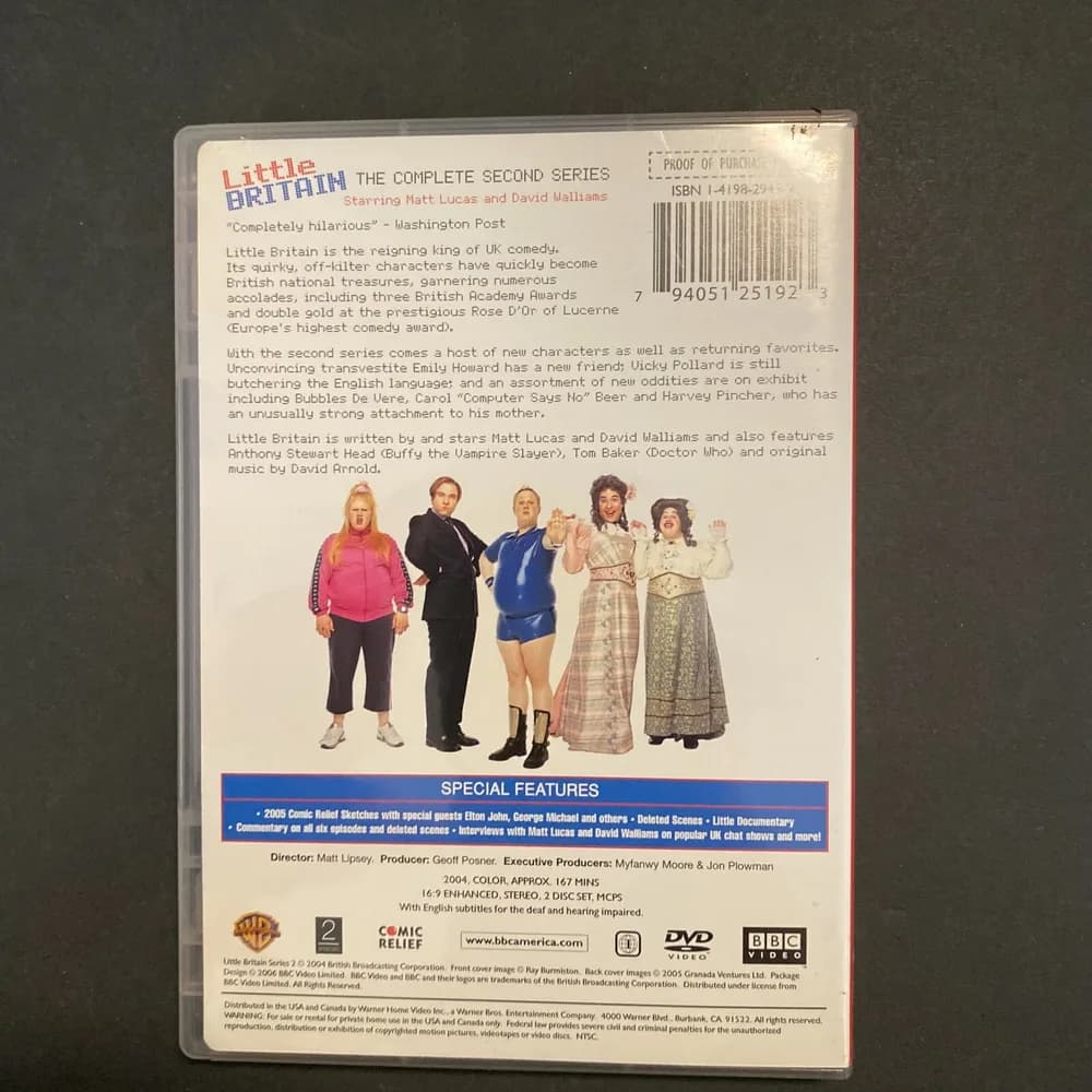 Little Britain - The Complete Second Series DVD, Anthony Stewart Head, Tom Baker - Image 2