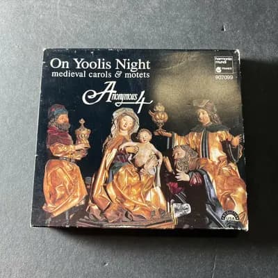 ANONYMOUS 4 On Yoolis Night: Medieval Carols & Motets CD 1993 Harmonia Mundi