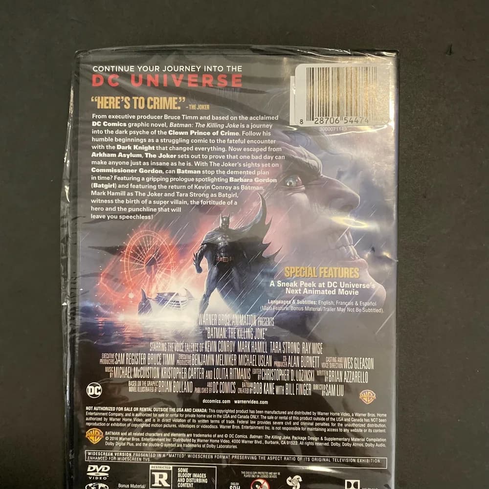 NEW Batman: The Killing Joke (DVD, 2016) DC Original - Image 2