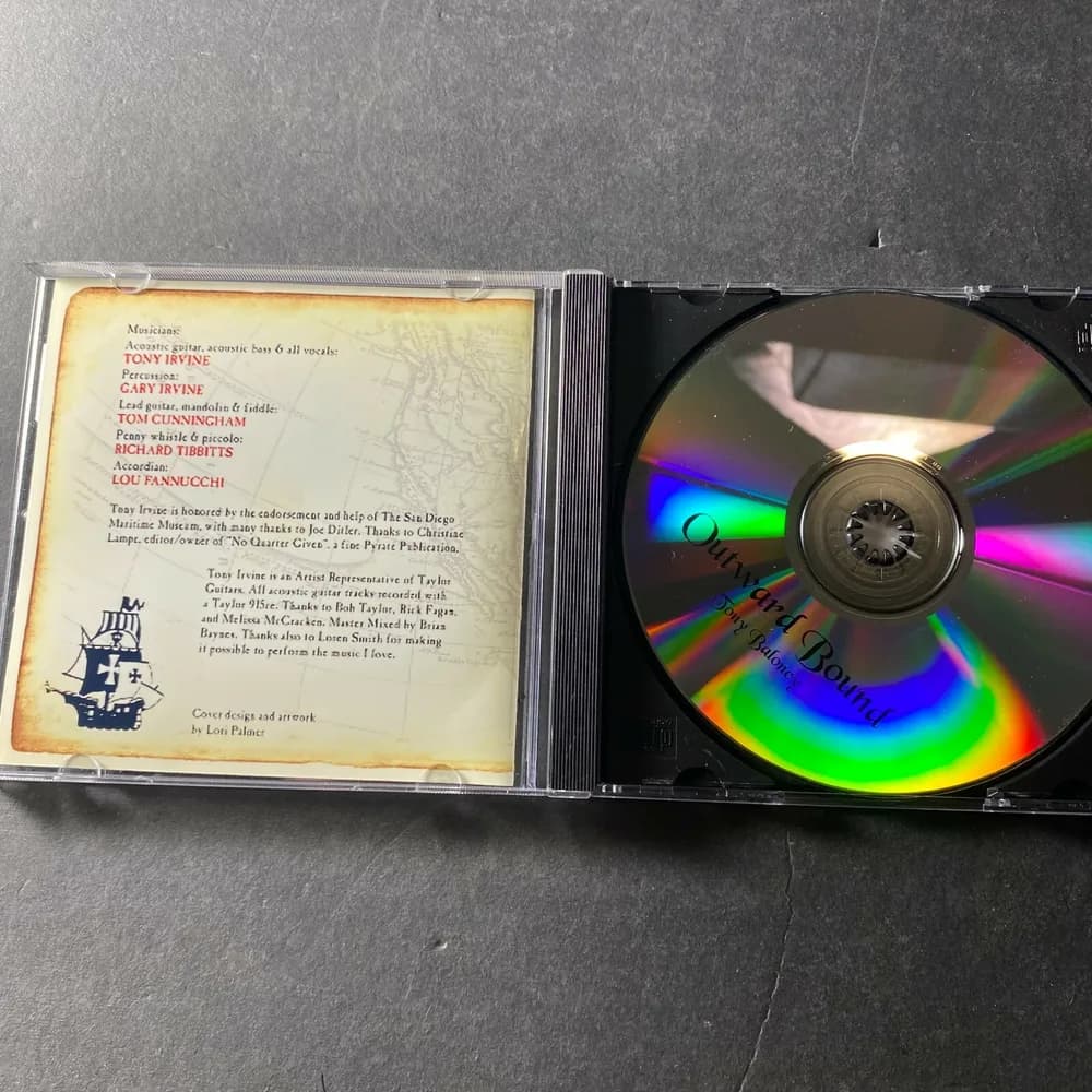 outward bound tony irvine cd 2001 - Image 3