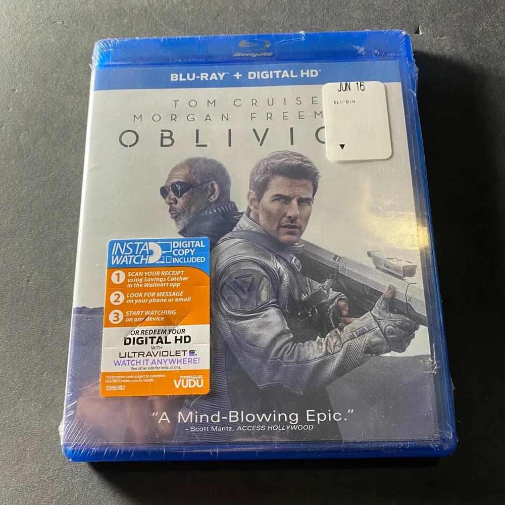 OBLIVION Blu-ray Disc + Digital Copy NEW SEALED 2015 Cruise Freeman