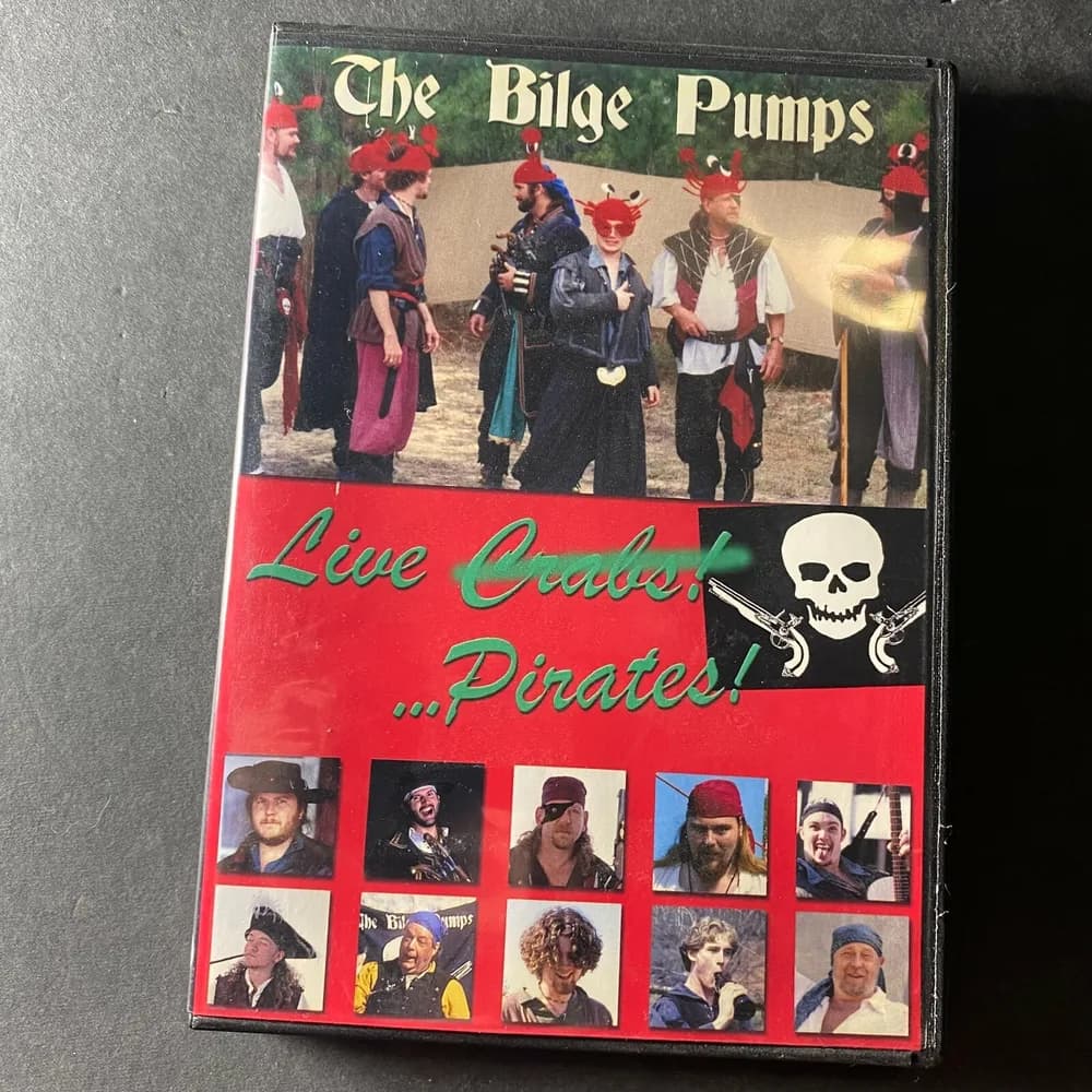 The Bilge Pumps Live Crabs Pirates DVD