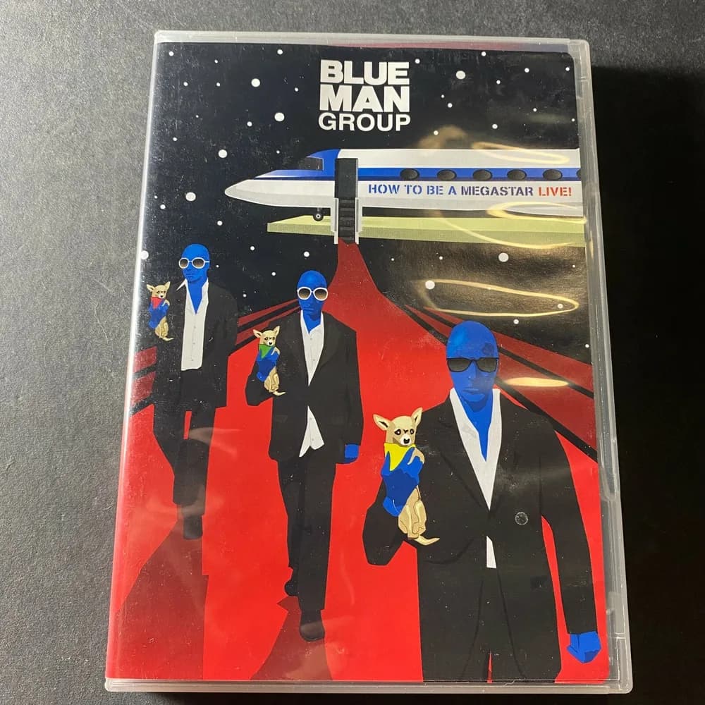 Blue Man Group How to Be a Megastar Live DVD+CD MOVIE 2 DISC BOX SET