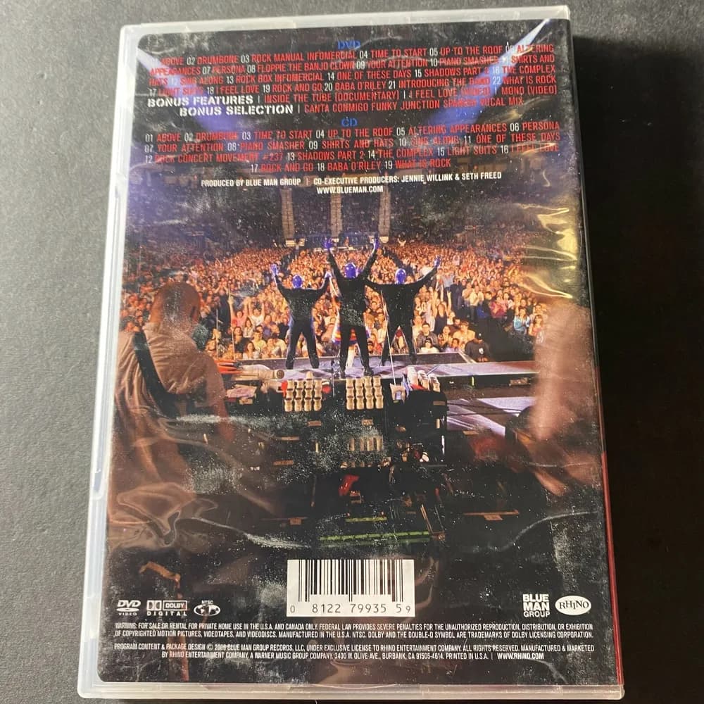 Blue Man Group How to Be a Megastar Live DVD+CD MOVIE 2 DISC BOX SET - Image 2