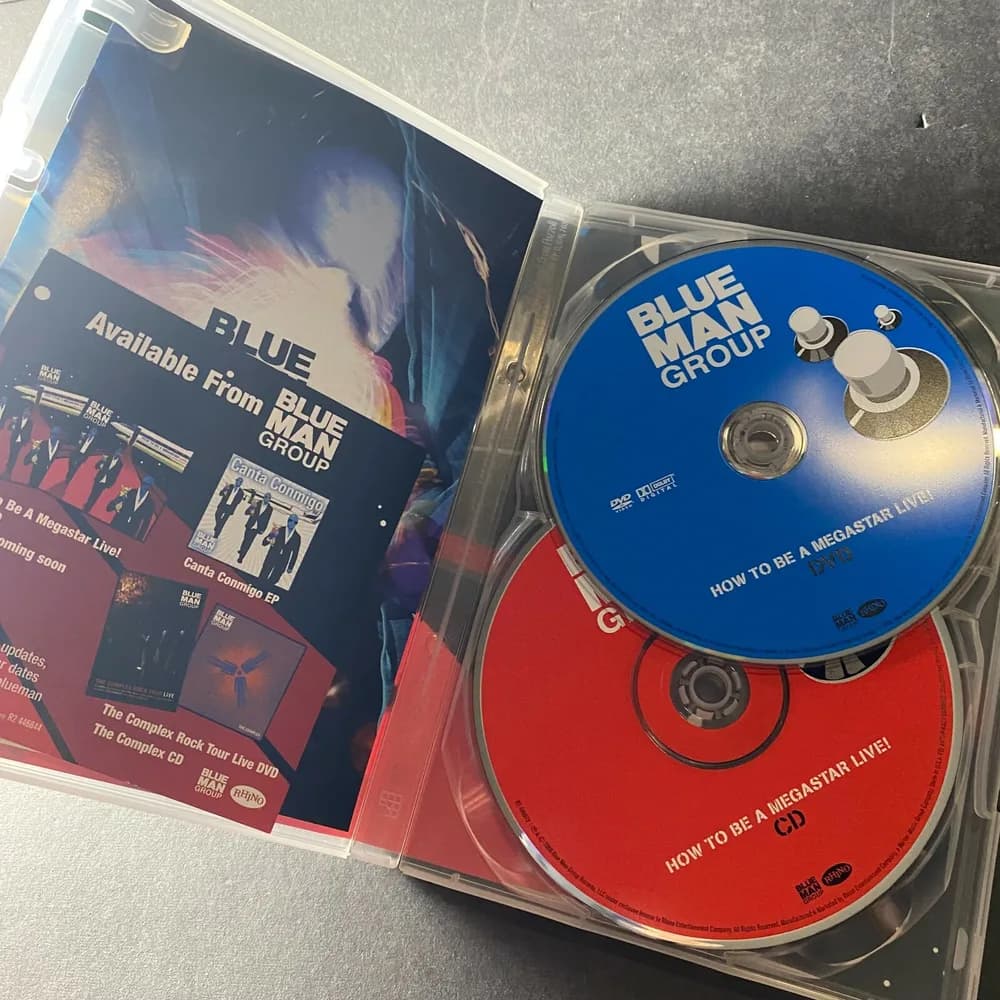 Blue Man Group How to Be a Megastar Live DVD+CD MOVIE 2 DISC BOX SET - Image 4