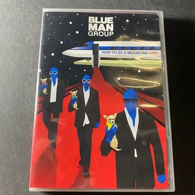 Blue Man Group How to Be a Megastar Live DVD+CD MOVIE 2 DISC BOX SET