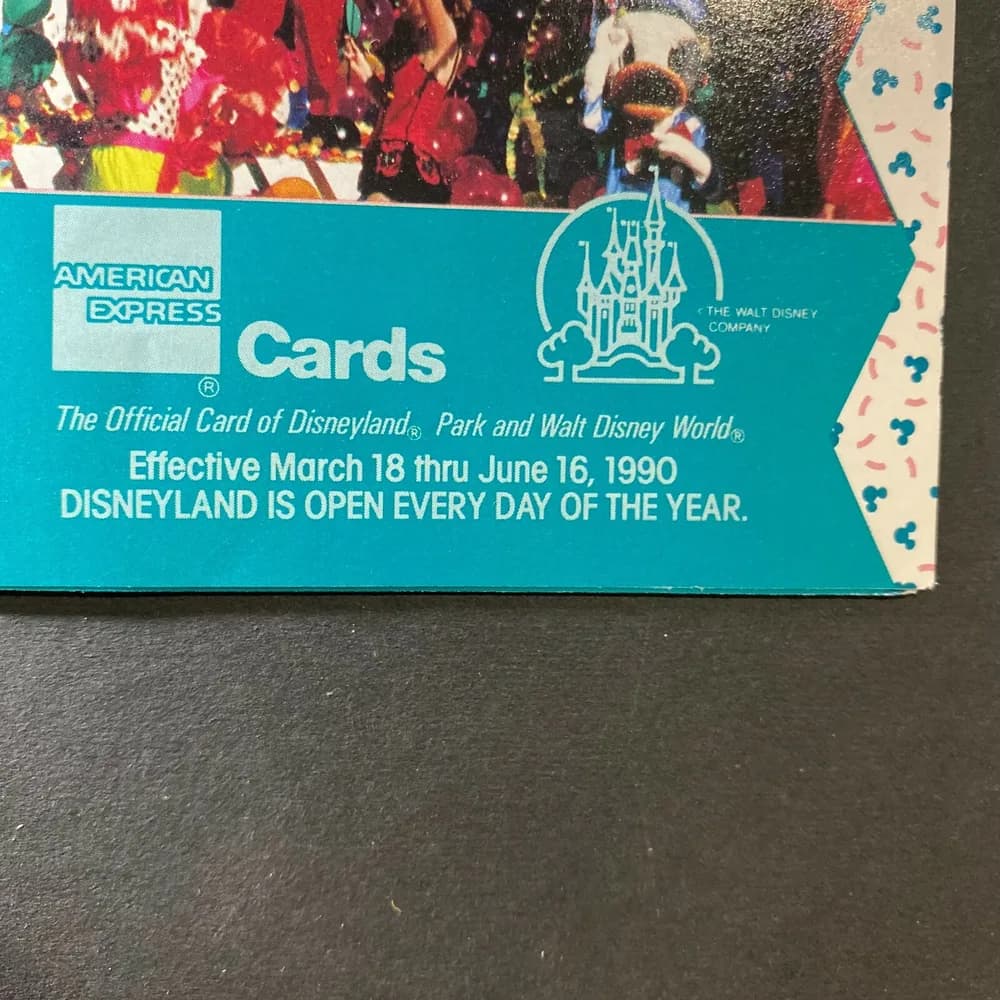 1990 Disneyland Spring Calendar Vtg Travel Brochure Program Anaheim California - Image 2