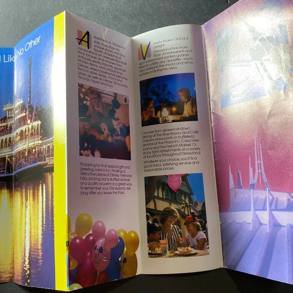 Disneyland And The Best Has Just Begun 1984 brochure vintage  - Image 8