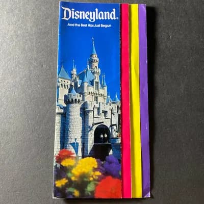 Disneyland And The Best Has Just Begun 1984 brochure vintage 