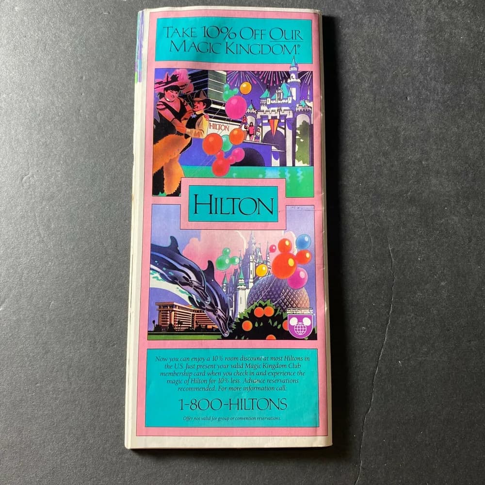 Disneyland Magic Kingdom Club 1987 Brochure Vintage membership club - Image 3