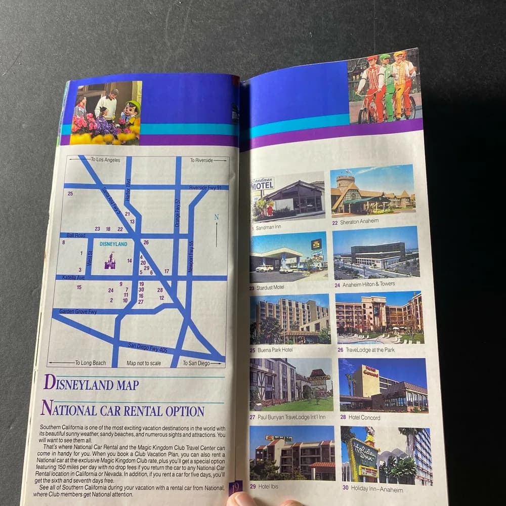 Disneyland Magic Kingdom Club 1987 Brochure Vintage membership club - Image 6