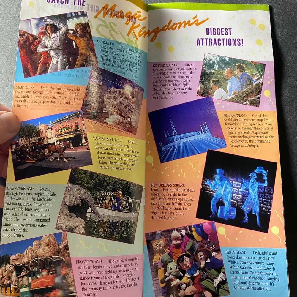 Disneyland the biggest party in Disneyland history 35 Brochure Vintage - Image 4