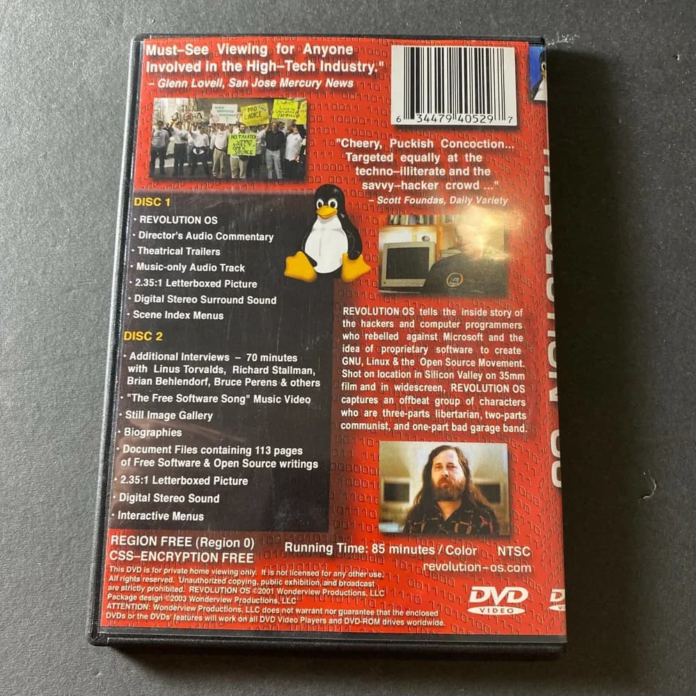 Revolution Os (DVD) SLIM CASE - Image 2