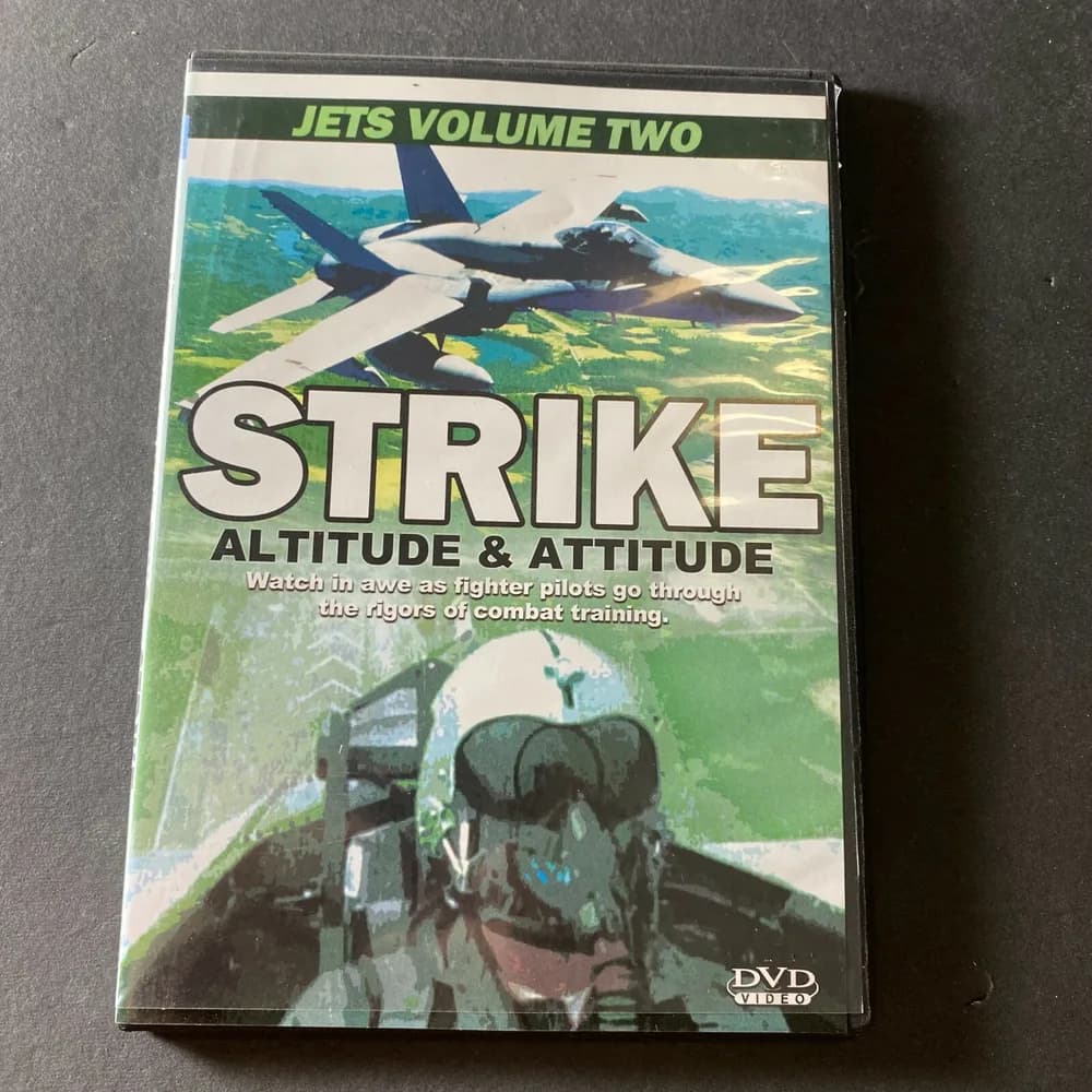 JETS DVD 2002 VOLUME 2 STRIKE ALTITUDE & ATTITUDE SLIM CASE