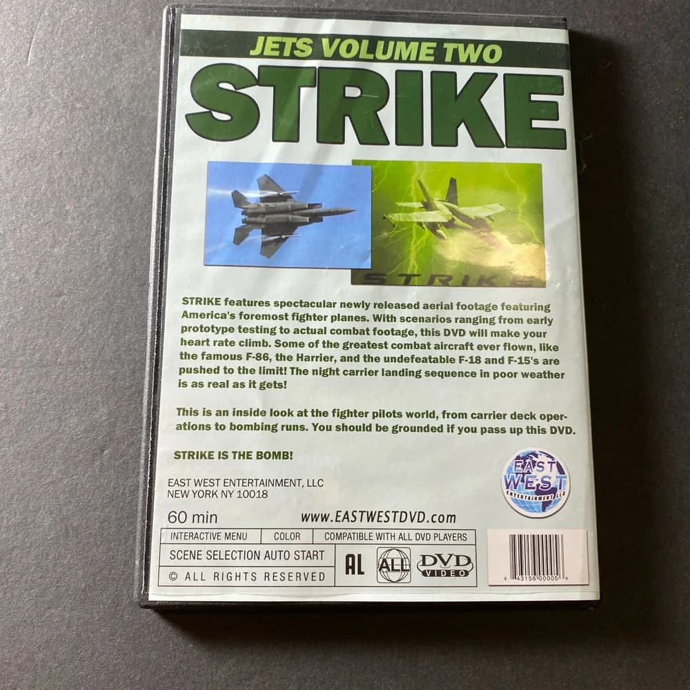 JETS DVD 2002 VOLUME 2 STRIKE ALTITUDE & ATTITUDE SLIM CASE - Image 2