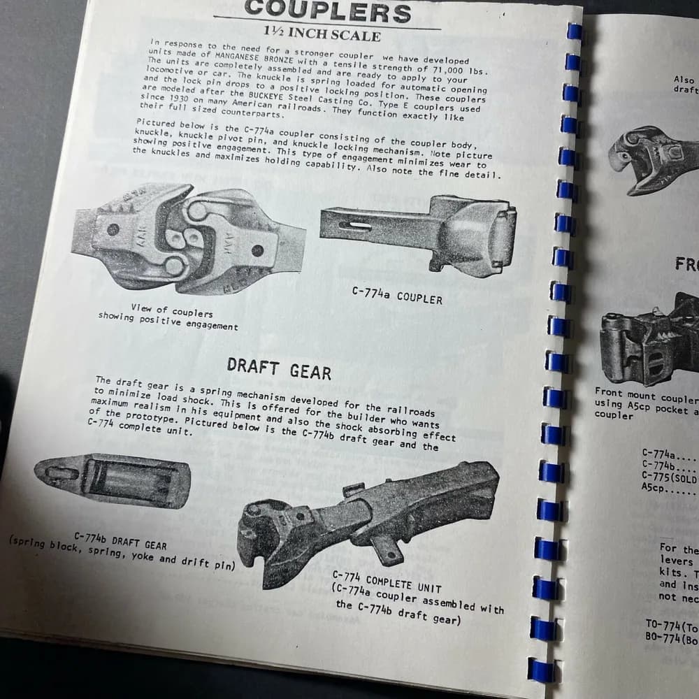 Vintage Mercer Locomotive Works Catalog Model Trains New Jersey  - Image 8