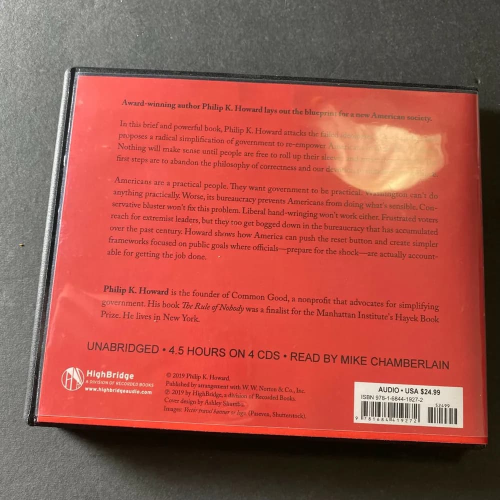 Try Common Sense: Replacing the Failed Ideologies of Right and Left Audio CD - Image 2