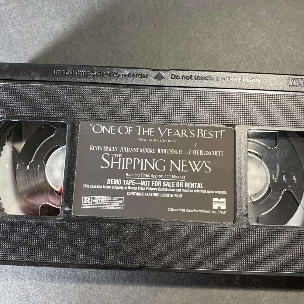 RARE DEMO Shipping News VHS Tape Screener for Video Retailers TESTED - Image 7