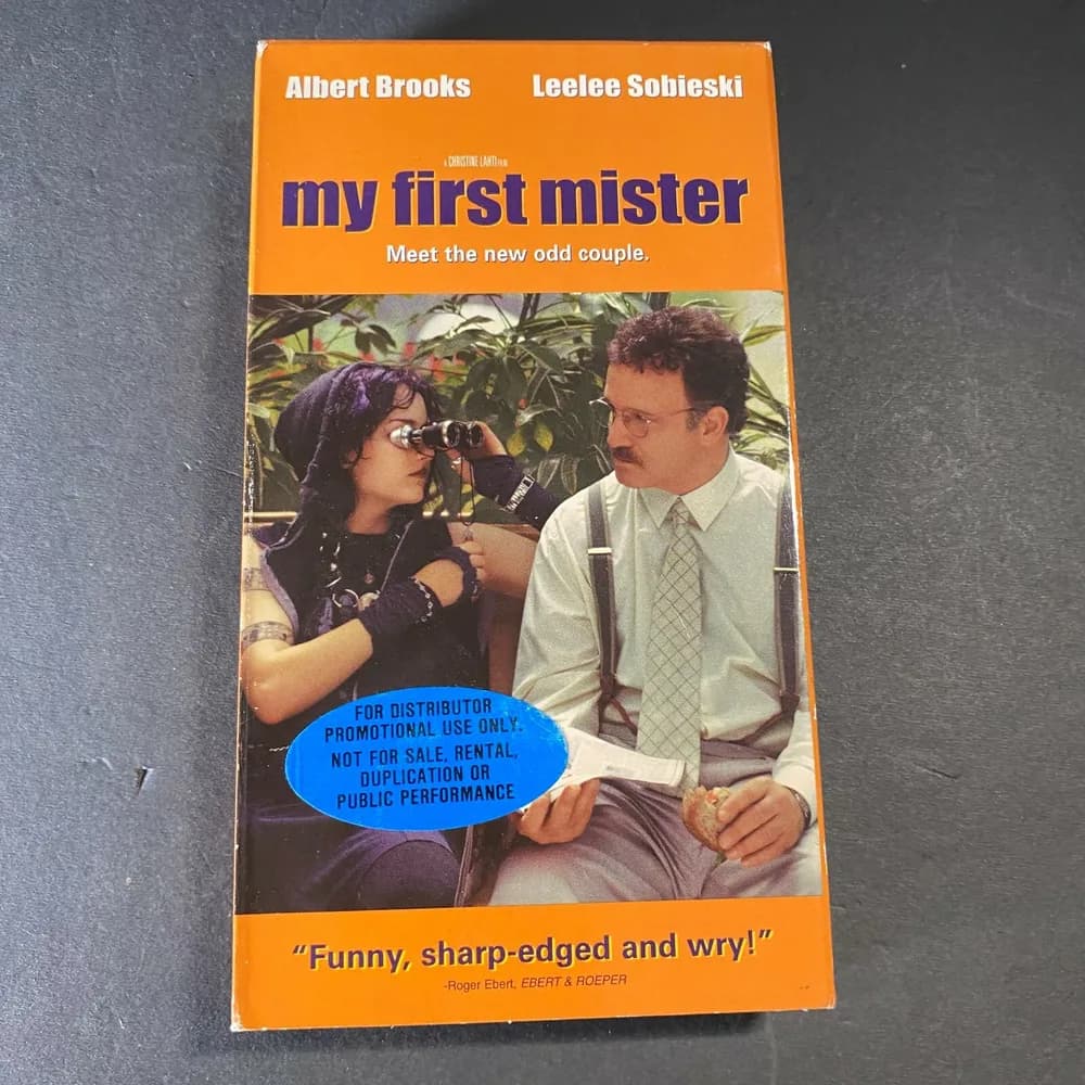 RARE PROMO COPY My First Mister (VHS, 2001) Albert Brooks Leelee Sobieski TESTED