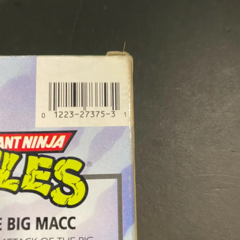 TEENAGE MUTANT NINJA TURTLES Attack of the Big Macc VHS VIDEO 1991 TESTED - Image 5