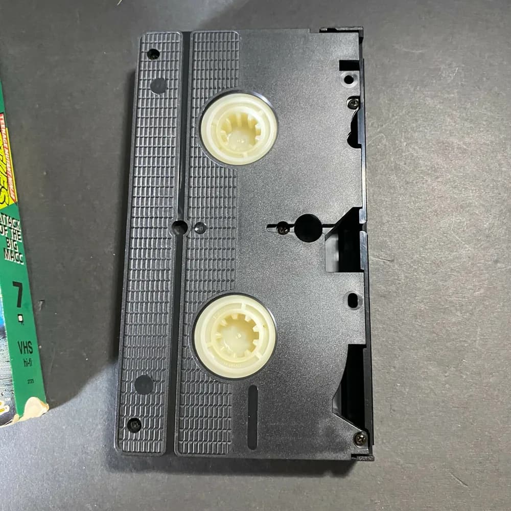 TEENAGE MUTANT NINJA TURTLES Attack of the Big Macc VHS VIDEO 1991 TESTED - Image 8