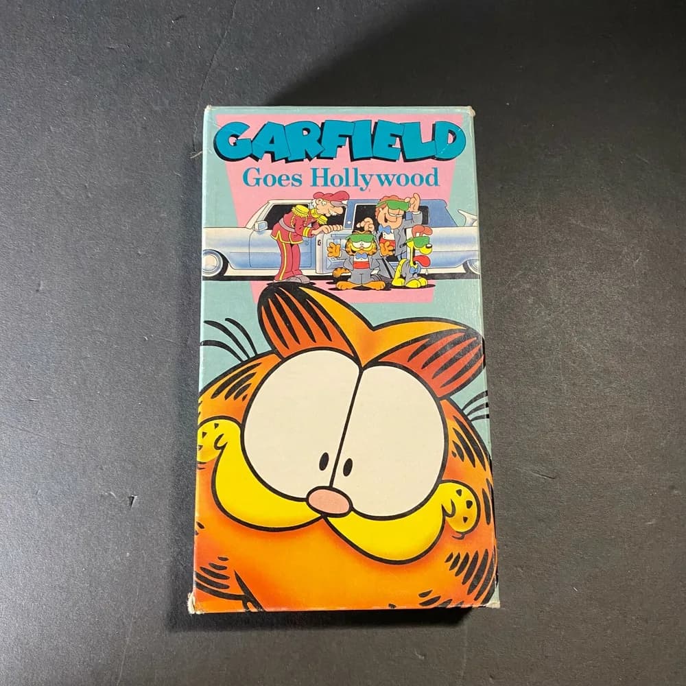 Garfield Goes Hollywood (VHS, 1990) TESTED
