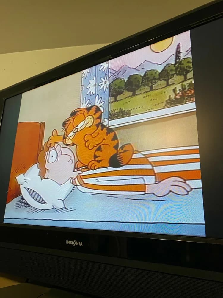 Garfield Goes Hollywood (VHS, 1990) TESTED - Image 2