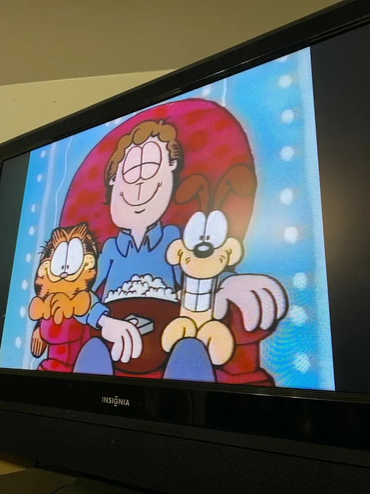 Garfield Goes Hollywood (VHS, 1990) TESTED - Image 3