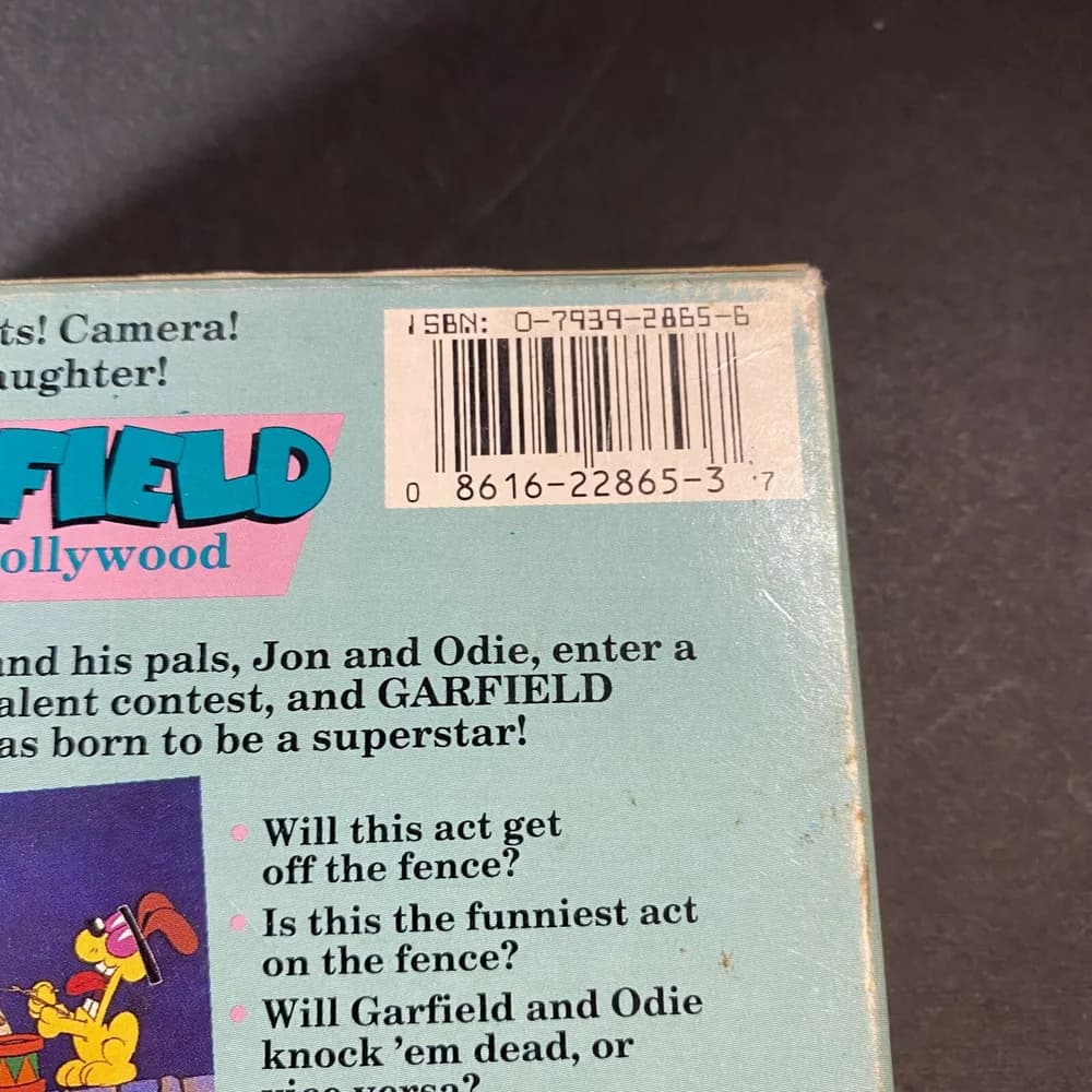 Garfield Goes Hollywood (VHS, 1990) TESTED - Image 5