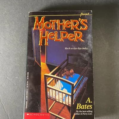 Mother’s Helper by A. Bates.  1st printing 1991.  Teen thriller.  Nice!
