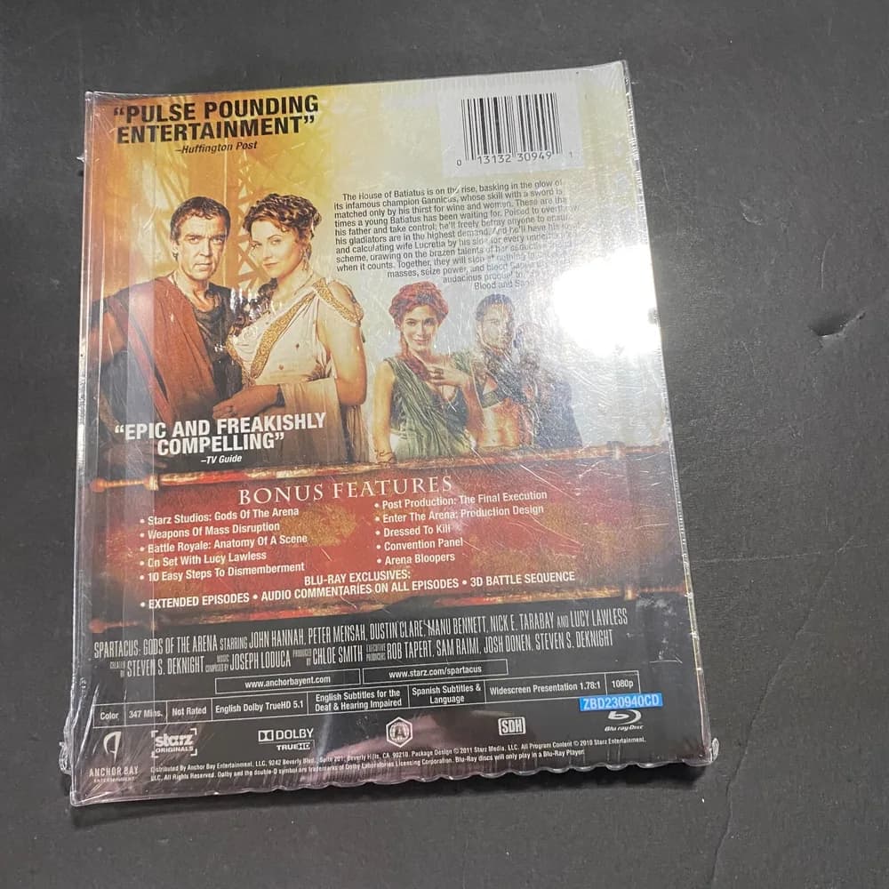 NEW SEALED Spartacus: Gods of the Arena (Blu-ray) - Image 3