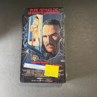 NEW Sharkys Machine (NEW SEALED VHS 1981) Burt Reynolds, Rachel Ward, Action