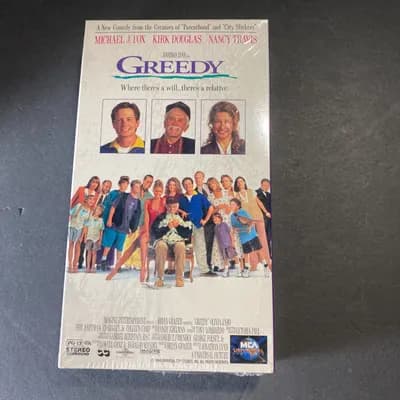 Greedy (VHS, 1994) Brand New Factory Sealed!