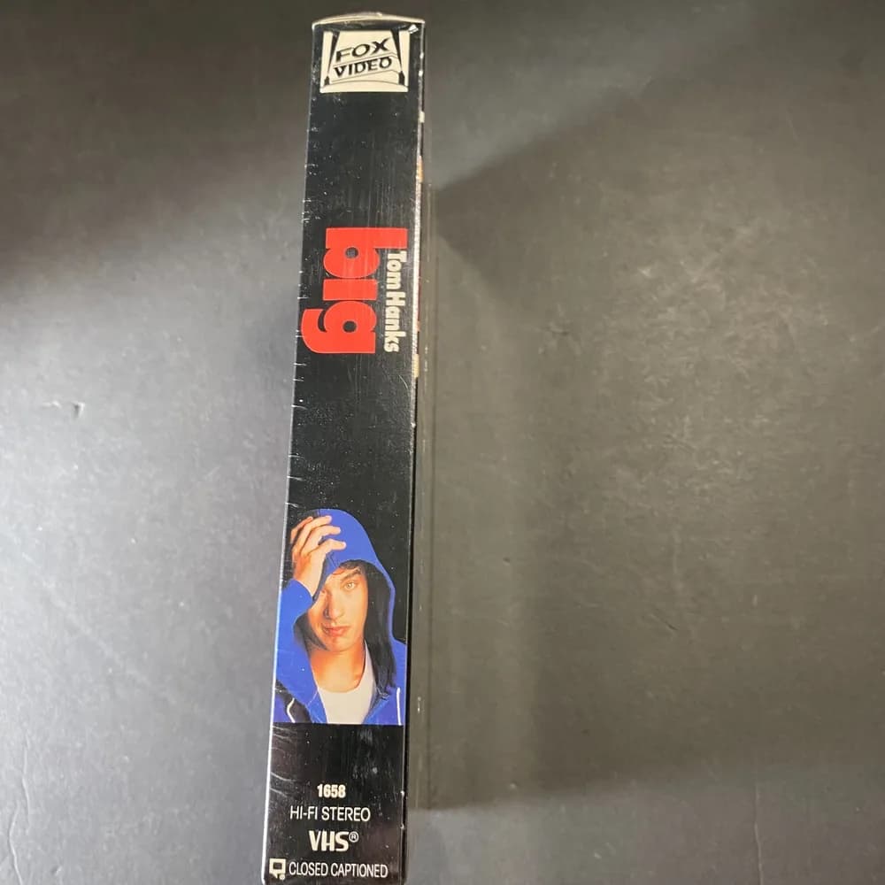 RARE Brand New Sealed Big VHS Tape 1988 Tom Hanks Fox Video Watermark - Image 2