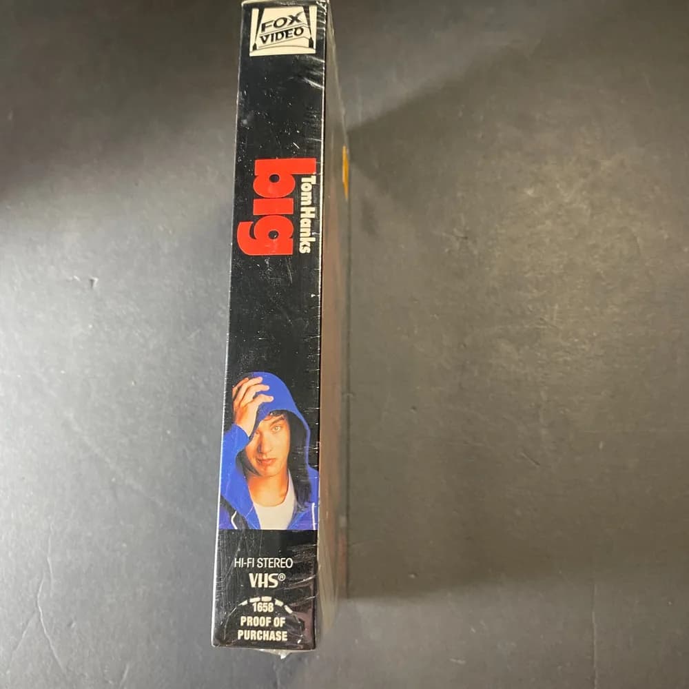 RARE Brand New Sealed Big VHS Tape 1988 Tom Hanks Fox Video Watermark - Image 5