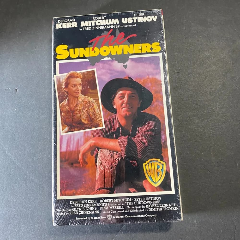 NEW SEALED The Sundowners (1960, VHS 1987) Robert Mitchum Deborah Kerr